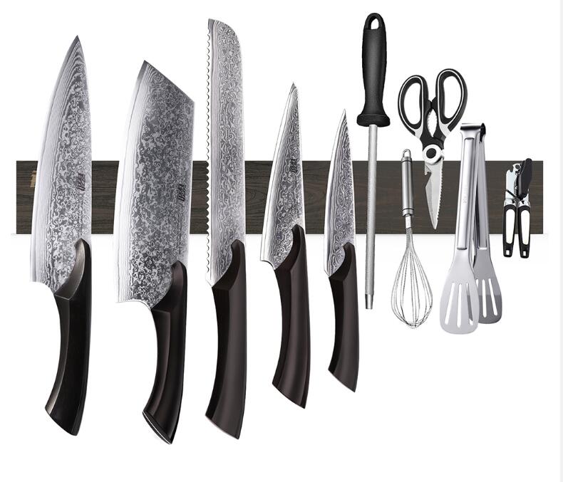 Magnetisk Knivlist i Akaciaträ