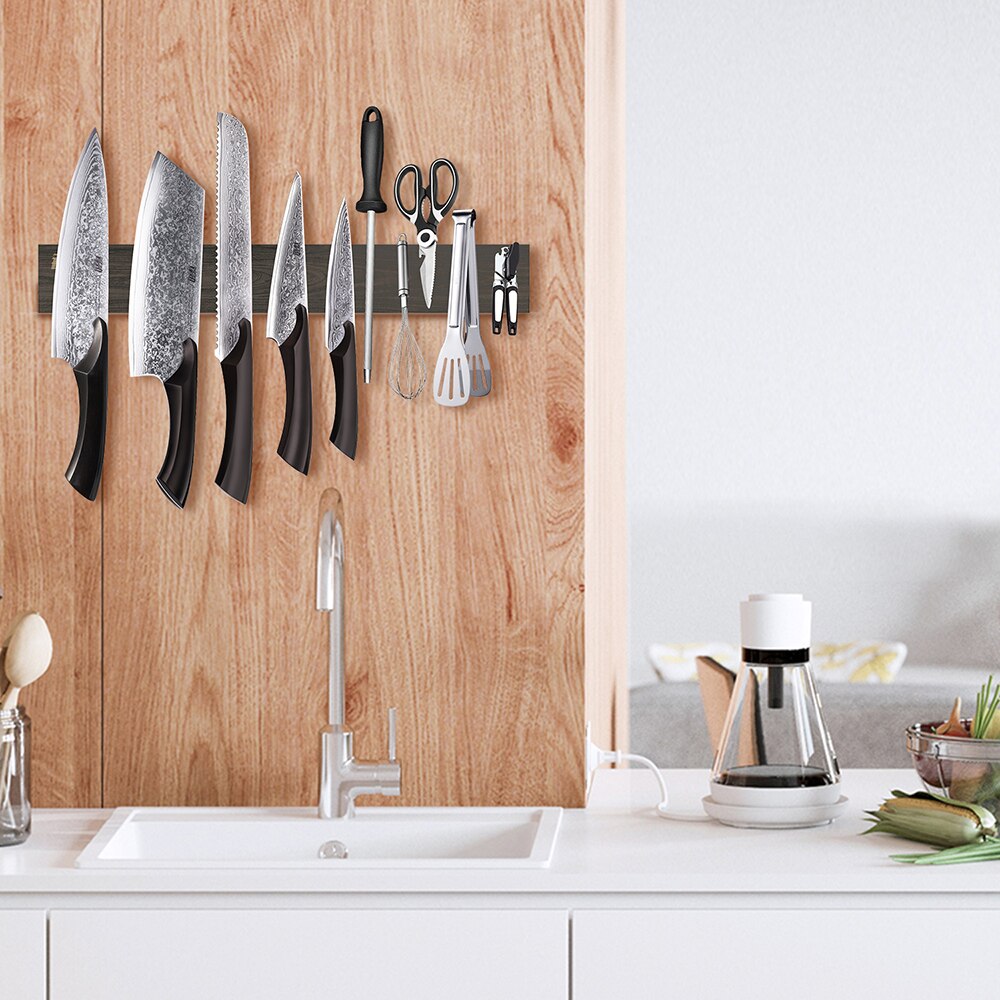Magnetisk Knivlist i Akaciaträ